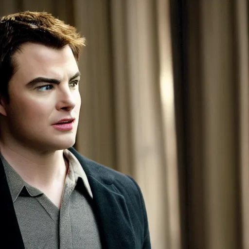 Image similar to A still of Seth MacFarlane as Carlisle Cullen in Twilight (2008), golden eyes