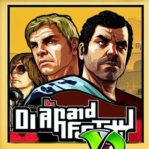 Image similar to Drachenlord, GTA V cover art