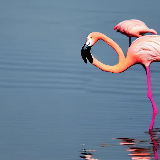 Image similar to flamingo flying together