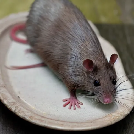 Image similar to very delicious friend rats, served with bread