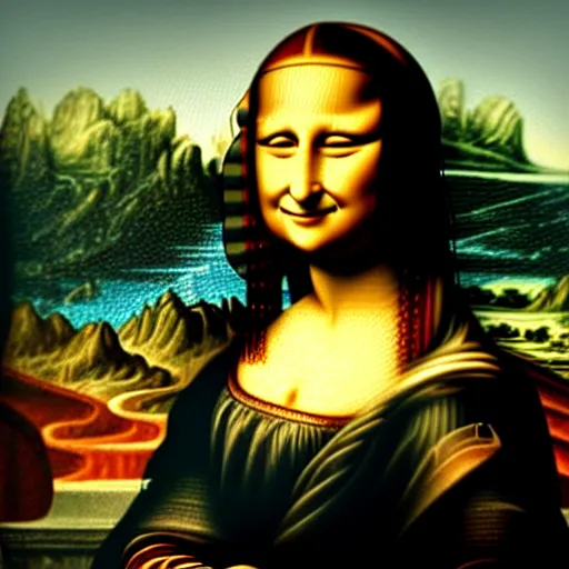 Prompt: an improved painting of the Mona Lisa