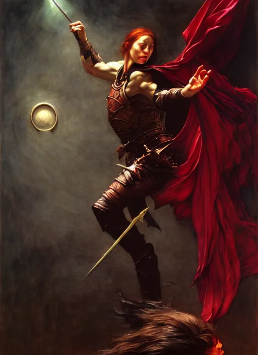 Prompt: wizard casting shocking grasp, full body, hyper realistic, extremely detailed, dnd character art portrait, dark fantasy art, intricate fantasy painting, dramatic lighting, vivid colors, deviantart, artstation, by edgar maxence and caravaggio and michael whelan and delacroix.