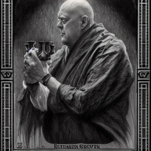 Prompt: amazing lifelike award winning pencil illustration of aleister crowley trending on art station artgerm Greg rutkowski alphonse mucha cinematic