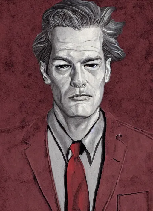 Prompt: Twin Peaks artwork by Sam Weber