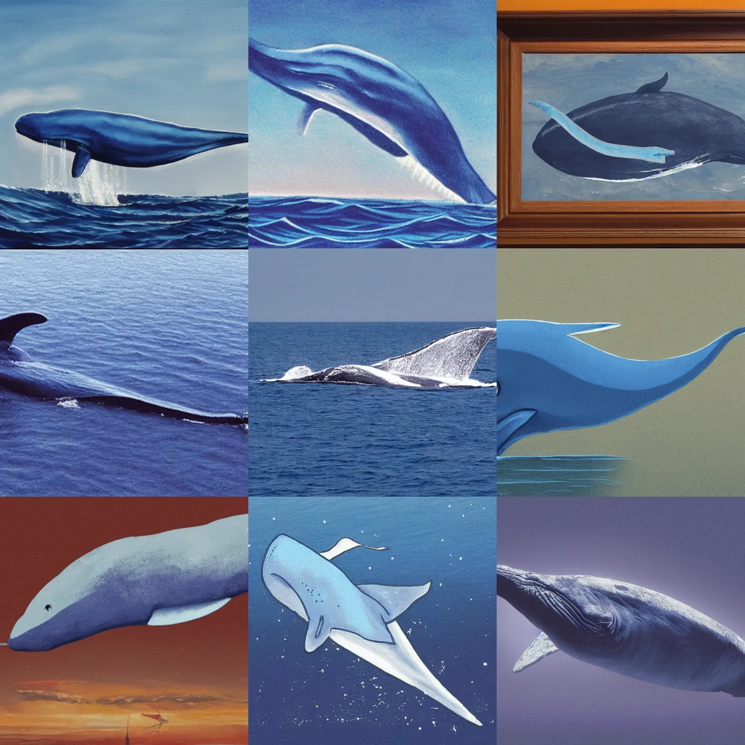 Prompt: a blue whale as a jedi