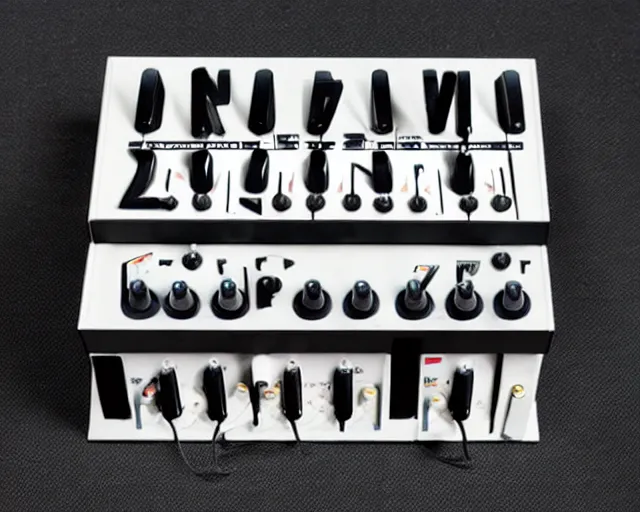 Image similar to Modular buchla synthesizer white ufo