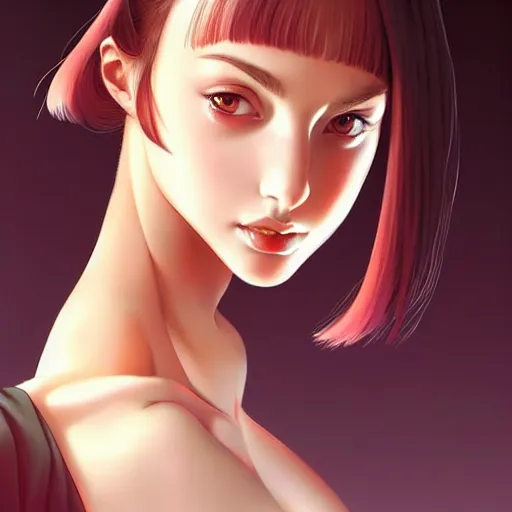 Image similar to a beautiful young kayo shibuya natalie portman alluring gravure model, by akira toriyama and wlop and ilya kuvshinov and artgerm and, aesthetic, gorgeous, stunning, alluring, attractive, artstation, deviantart, pinterest, digital art