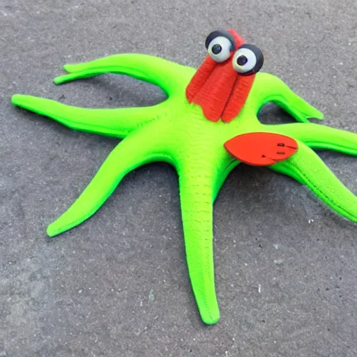 Image similar to octopus turned into a quadcopter