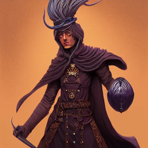 Prompt: full body portrait of androgynous human mage, d & d, dnd, high fatnasy, intricate, elegant, highly detailed, digital painting, artstation, concept art, smooth, sharp focus, illustration, by bartek fedyczak, erak note, tooth wu, neil richards, kan liu, siwoo kim, jisu choe