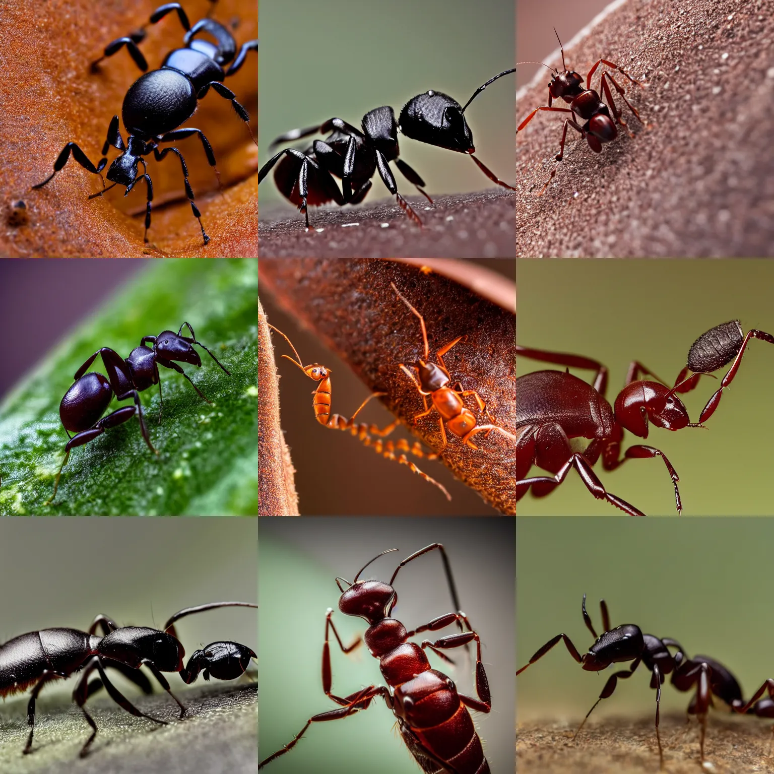 Prompt: a close up photo of an ant, 4k, 8k