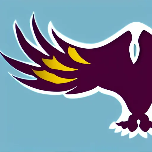 Image similar to v logo with phoenix wings