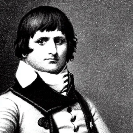 Prompt: a selfie taken by napoleon bonaparte.