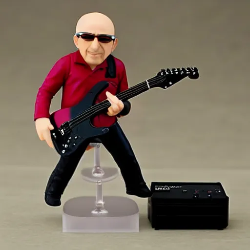 Prompt: joe satriani as nendoroid, kodak film