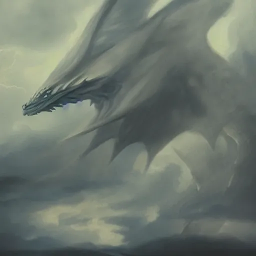 Image similar to stormclouds with dragon