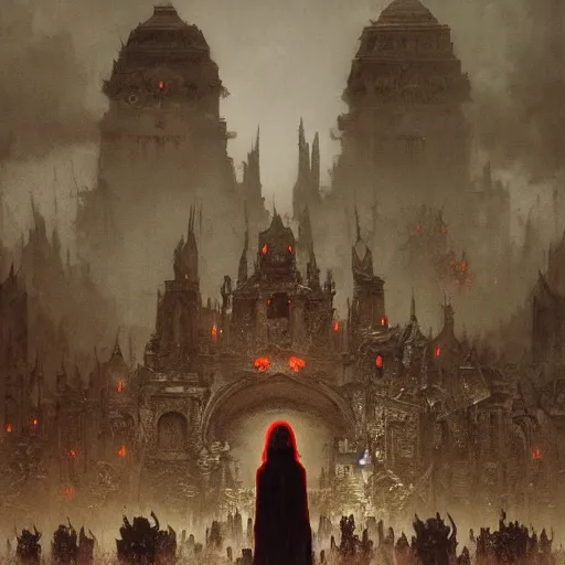 Prompt: The march of the dead, horror, intricate, moody, highly detailed, artstation, concept art, smooth, sharp focus, illustration, art by greg rutkowski and orientalism and bouguereau and Zdzislaw Beksinski, Dungeons & Dragons, good clear quality, lighting, biology, symmetrical artwork, evil, 135 mm, cinematic, hyper realism, high detail, octane render, 8k, chrome accents