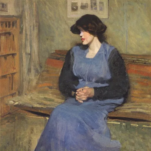 Image similar to photo of young woman by stanhope forbes