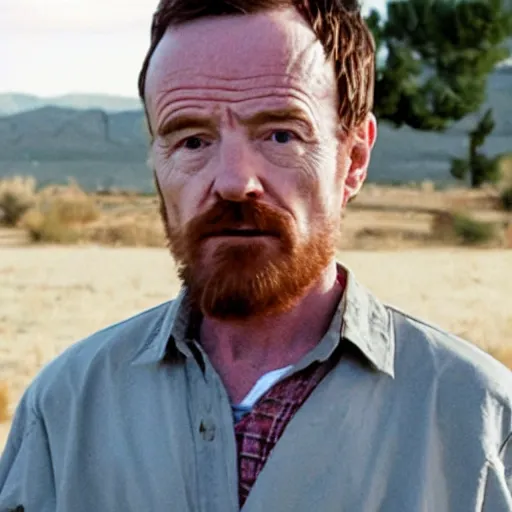 Image similar to Live Action Still of Bryan Cranston dressed as Jesse Pinkman, real life, hyperrealistic, ultra realistic, realistic, highly detailed, epic, HD quality, 8k resolution, body and headshot, film still