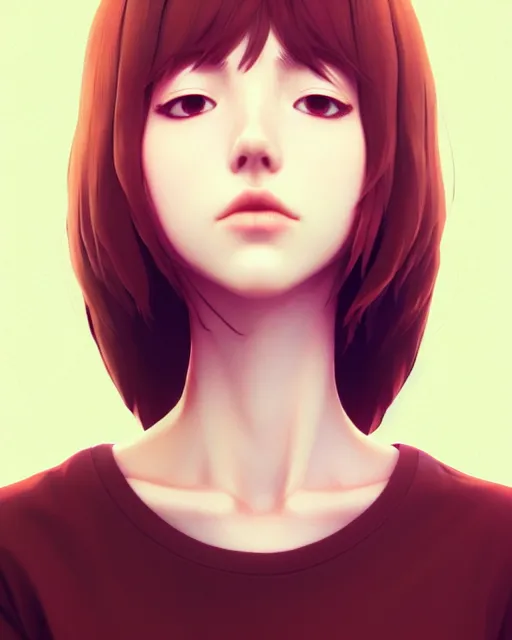 Image similar to full very close up neck shot of a beautiful skinny choir girl, in tshirt, anonymous, faceless, by saruei and guweiz and ilya kuvshinov, digital art, highly detailed, intricate, sharp focus, trending on artstation hq, deviantart, pinterest, unreal engine 5, 4 k uhd image