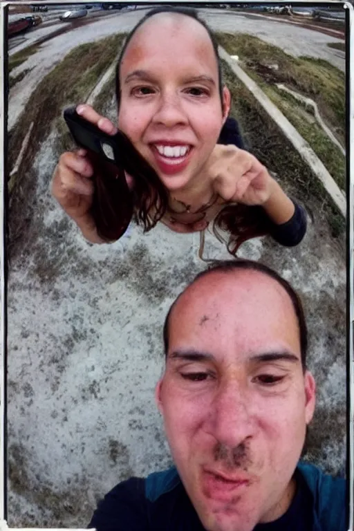 Prompt: The last selfie on Earth