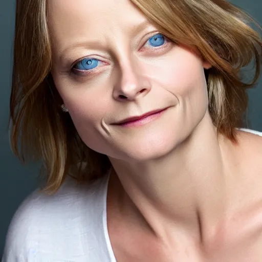 Prompt: portrait of actress jodie foster dslr photo