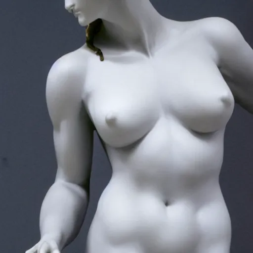 Prompt: full body sculpture of aphrodite hyperrealistic style made by michelangelo