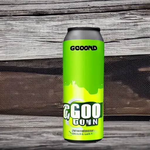 Prompt: goo gone energy drink can