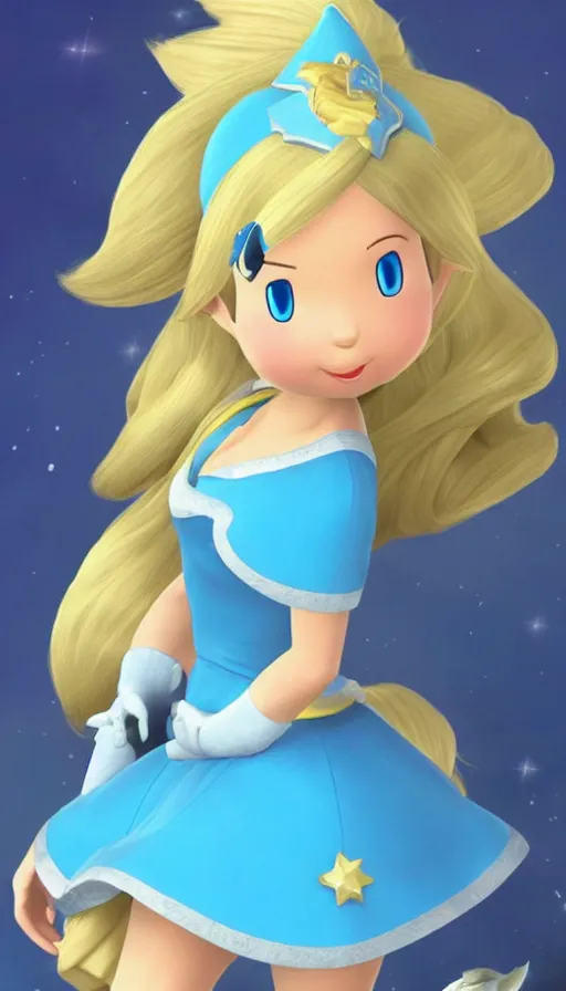 Image similar to Rosalina from Nintendo