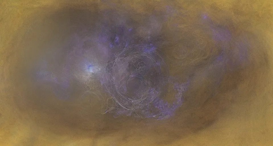 Image similar to Alchemy laboratory. By Joseph Mallord William Turner, fractal flame, highly detailded