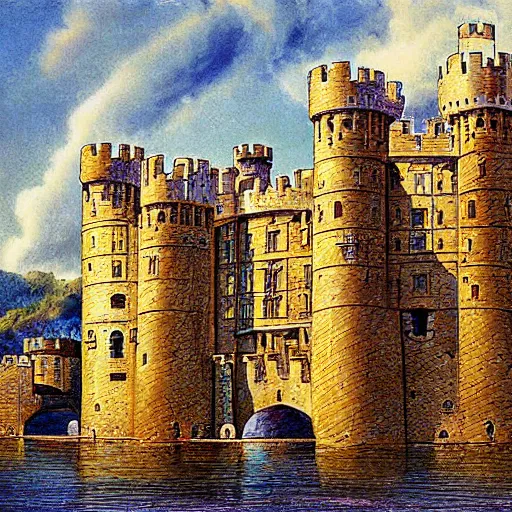 Image similar to the # splafluted castle by james gurney