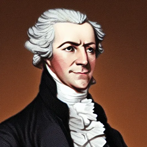 Image similar to Alexander Hamilton as Russian