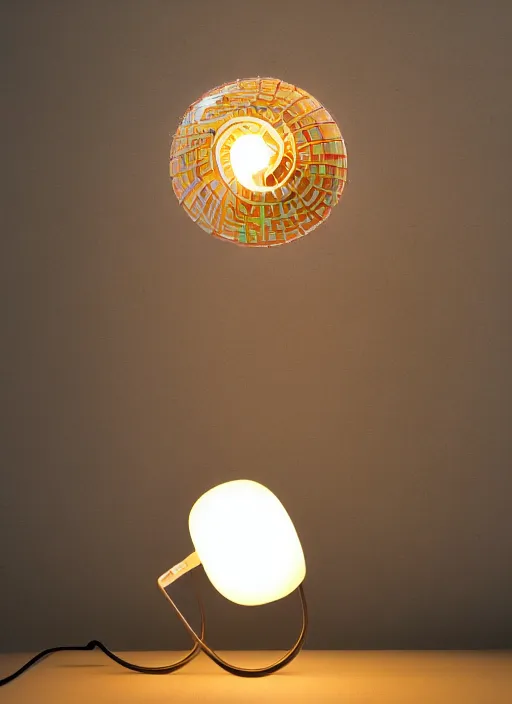 Prompt: A table lamp, designed by Petros Afshar