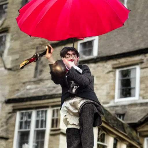 Prompt: a photo of the childcatcher, chitty chitty bang bang, ( ( ( ( jacob rees - mogg ) ) ) ), lollipops