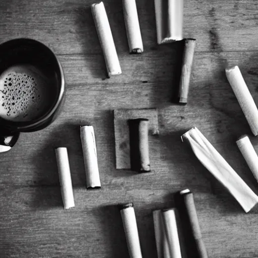 Prompt: coffee and cigarettes