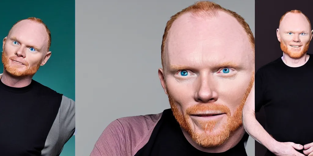 Image similar to Bill Burr wearing Barbiecore, high quality