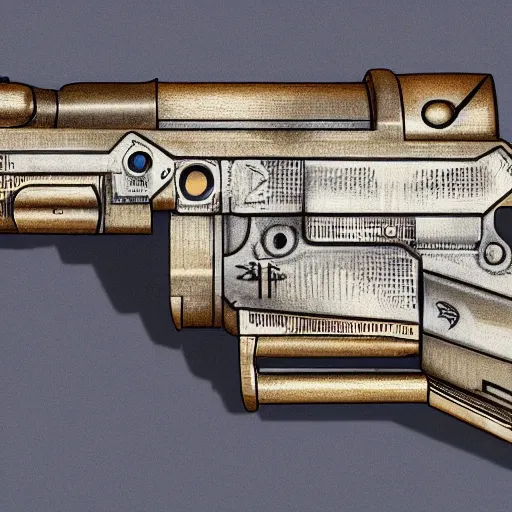 Prompt: detailed cross section of an weapon from the future