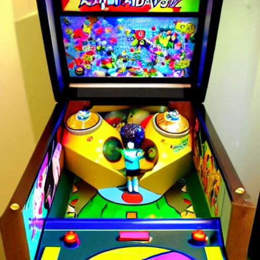 Image similar to katamari!!!!!! damacy pinball machine