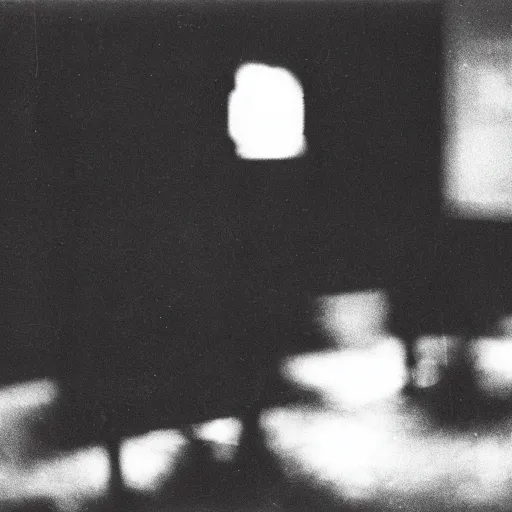 Image similar to an object on display in an ethnographic museum, film still, cinematic, out of focus, enhanced, 1 9 2 0 s, black and white, grain