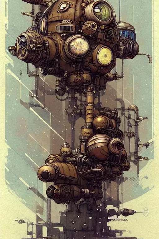 Prompt: design only! ( ( ( ( ( 2 0 5 0 s retro future art steampunk designs borders lines decorations space machine. muted colors. ) ) ) ) ) by jean - baptiste monge!!!!!!!!!!!!!!!!!!!!!!!!!!!!!!