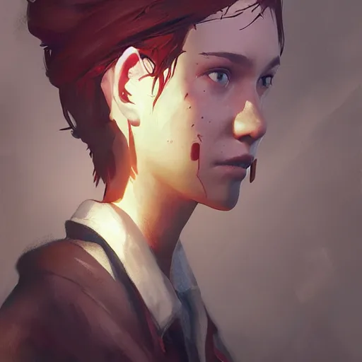 Image similar to natan el profeta, style game square enix life is strange remake, trending on artstation, painted by greg rutkowski, render with game the last of us parte ii details