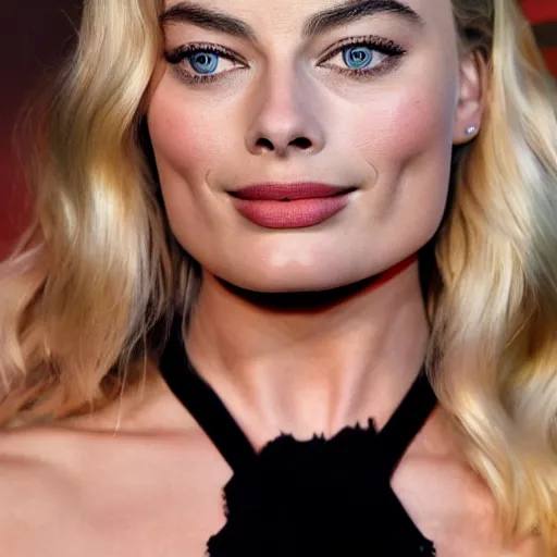 Image similar to margot robbie, 8k highly detailed face,