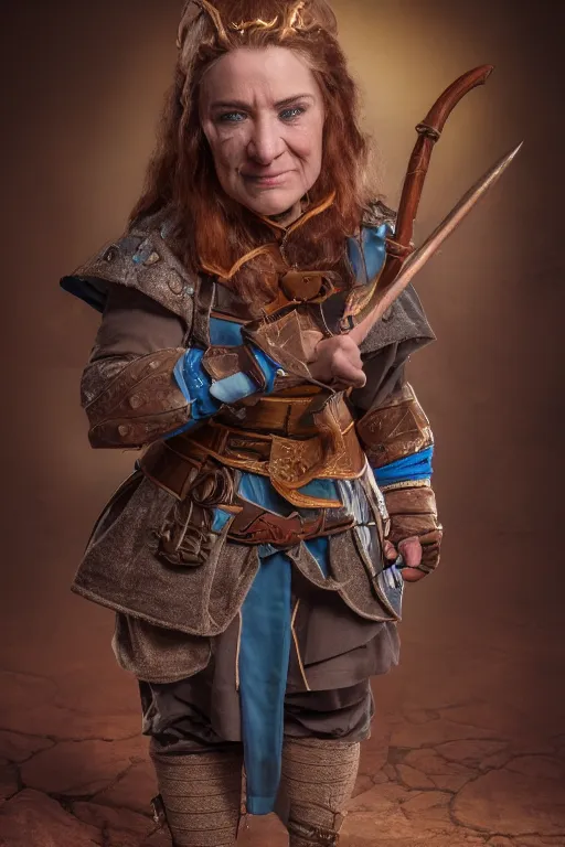 Prompt: a female DND dwarf, high resolution film still, 8k, HDR colors, cosplay, studio lighting