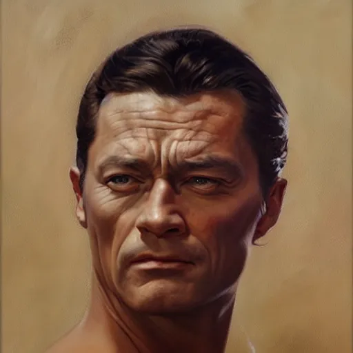 Prompt: ultra realistic portrait painting of hugh jackson, art by frank frazetta, 4 k, ultra realistic, highly detailed, epic lighting