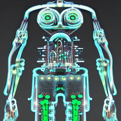 Image similar to bioluminescent ancient cybernetic quantum computer valve body, sharp focus, hyper detailed masterpiece