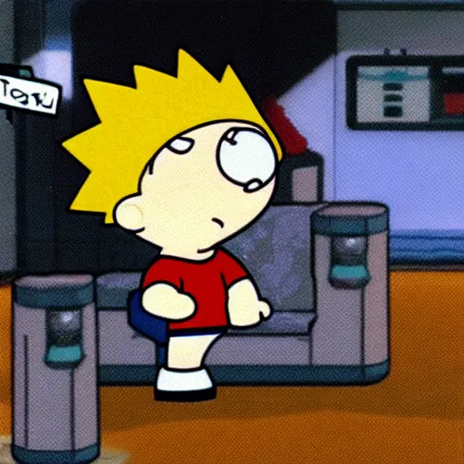 Image similar to Stewie Griffin in Pokémon Fire Red, Nintendo