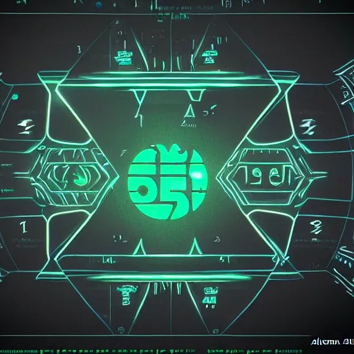 Image similar to alien seti signal decoded, alien glyphs, alien source code, mathematical primes, futuristic software user interface for movie, concept art, darkmode, trending on artstation, 4 k