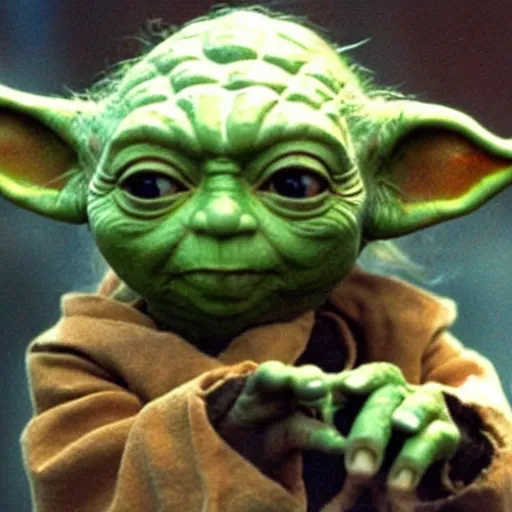 Image similar to yoda performing at woodstock