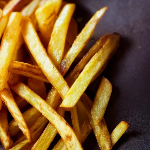 Prompt: close up high resolution photo of french fries, very tasty, food photography, instagram, trending