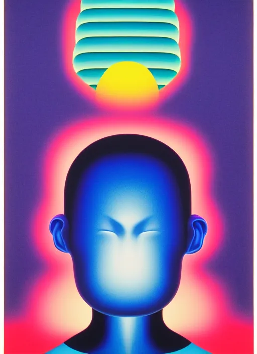 Image similar to insight a men by shusei nagaoka, kaws, david rudnick, airbrush on canvas, pastell colours, cell shaded!!!, 8 k