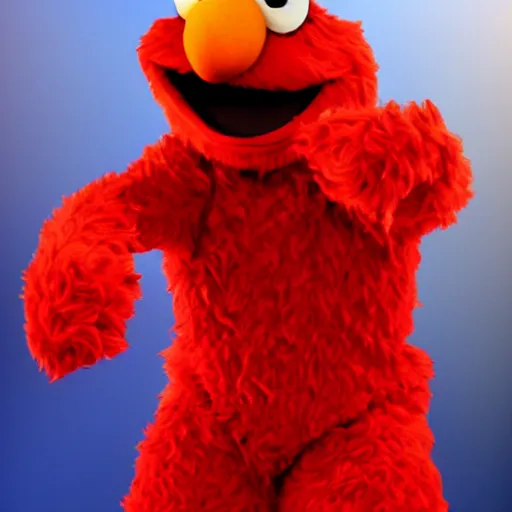 Prompt: elmo anime character