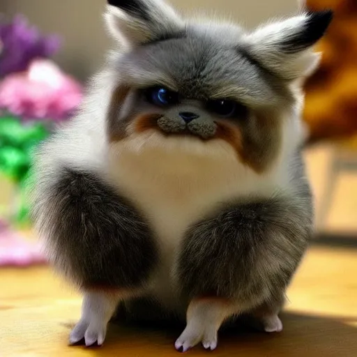 Prompt: real life pokemon, ultra realistic, extremely furry, cute